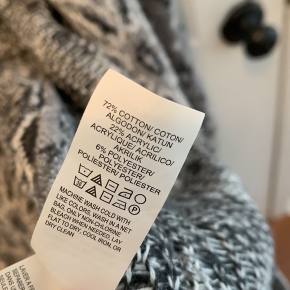 Lucky brand bohemian grey and white cardigan - Picture 5 of 6